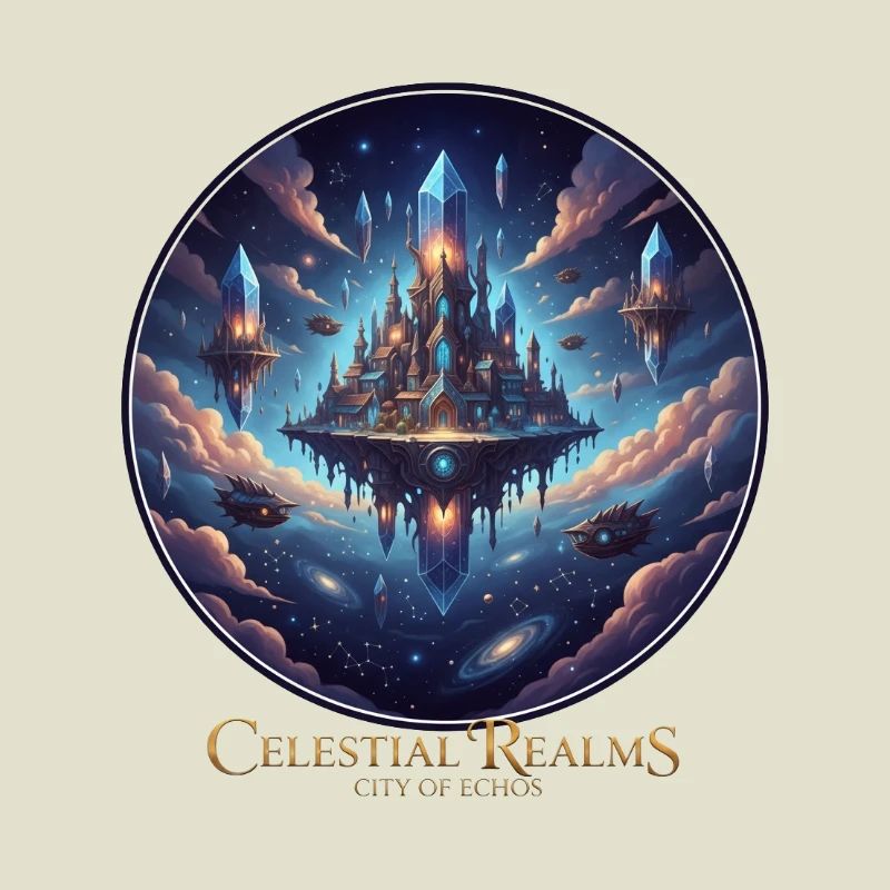Château céleste dans l'espace