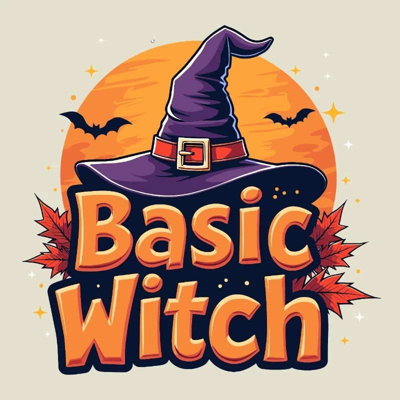 Basic Witch Halloween-Spruch