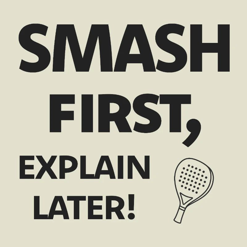 Smash first, explain later! Black