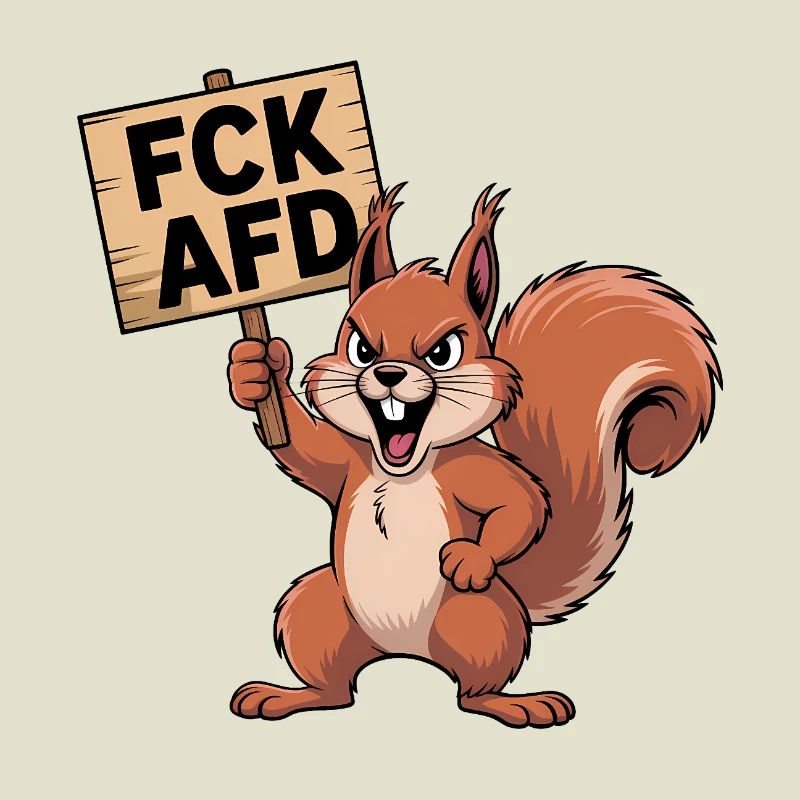FCK AFD - Antifa Eichhörnchen Tee