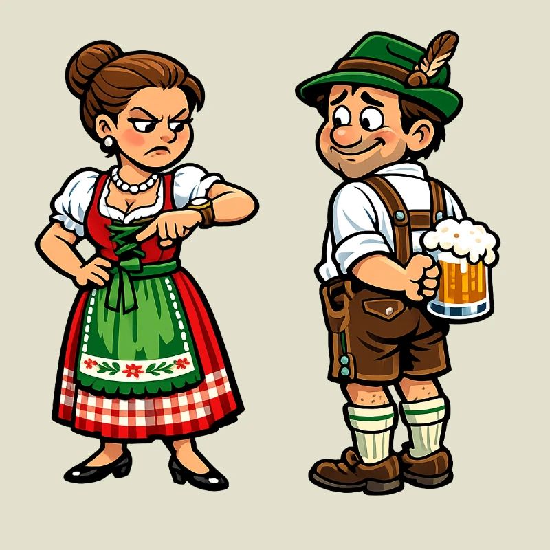 Ehe-Humor Chef & Bier