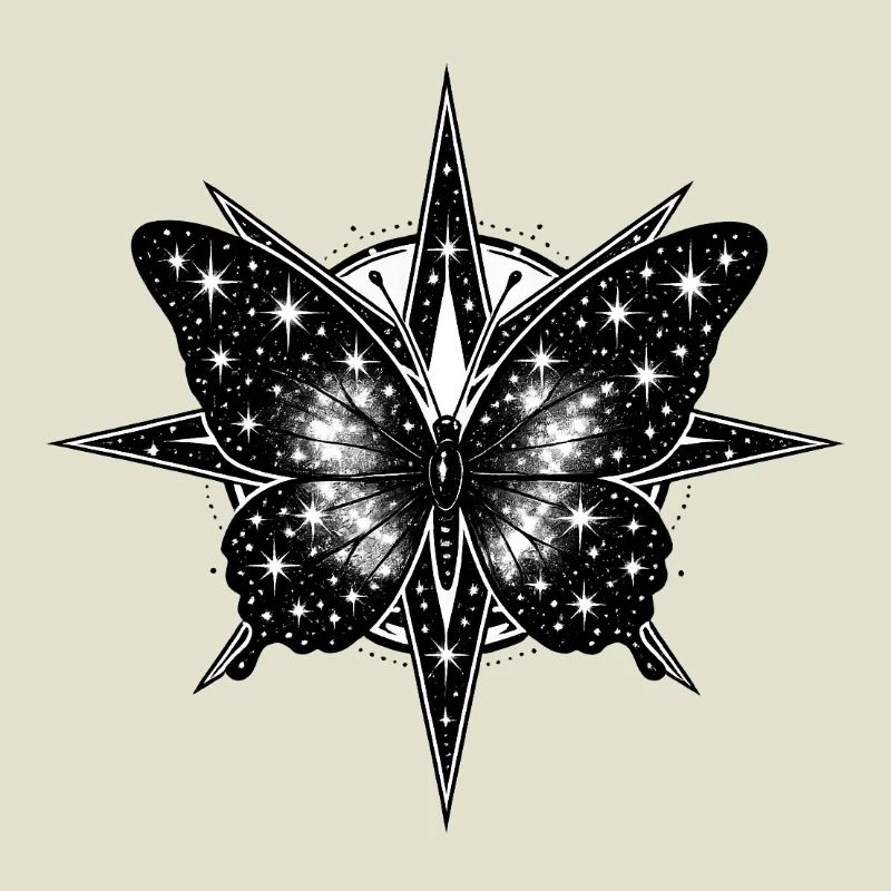 Cosmic Butterfly Compass