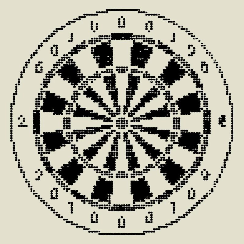 Jeu de fléchettes Pixel Graphique