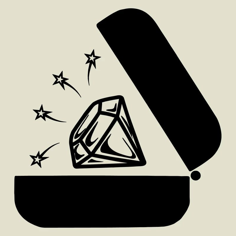 Diamant dans la boîte
