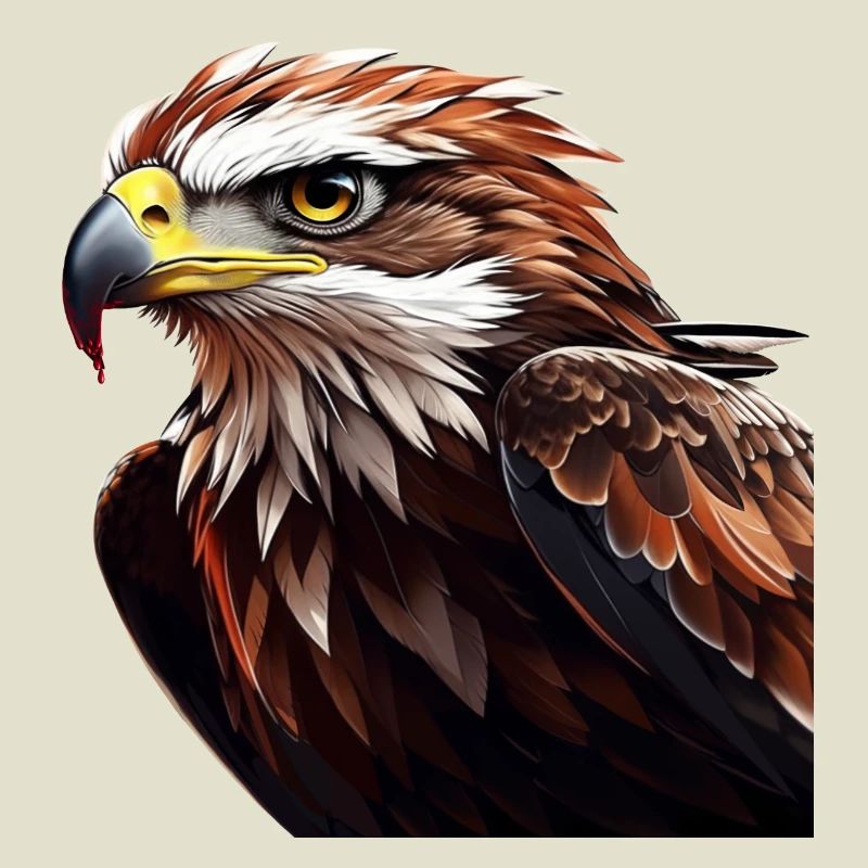Powerful Eagle Head
