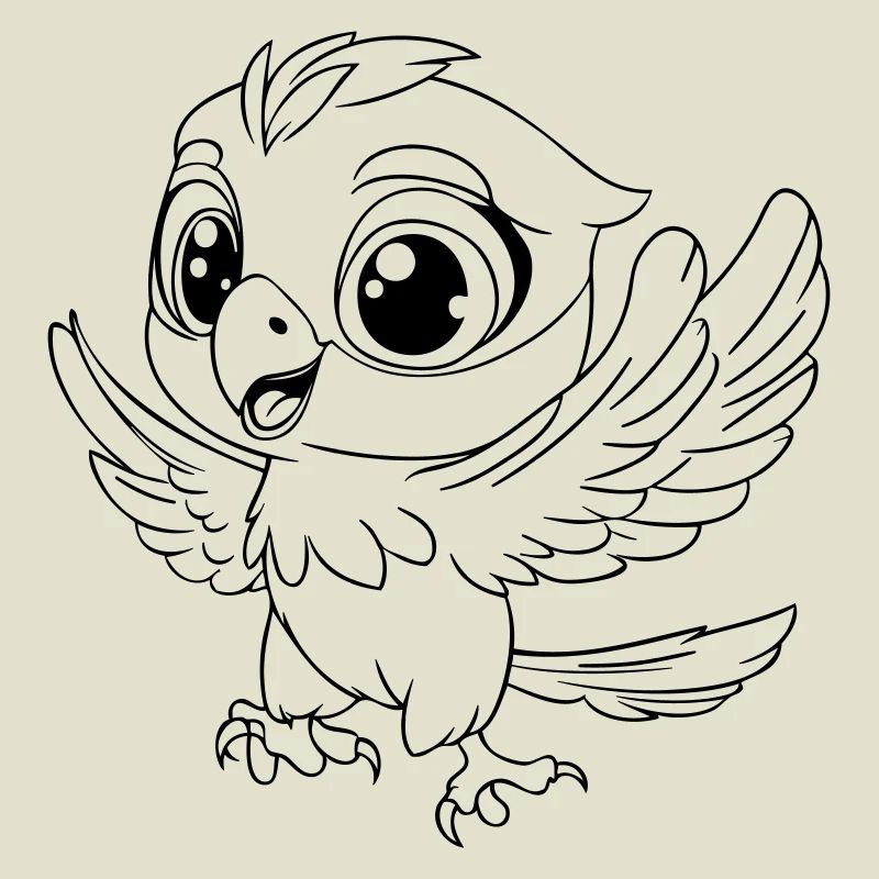 »Aria« the Eagle Child in a Dancing Pose