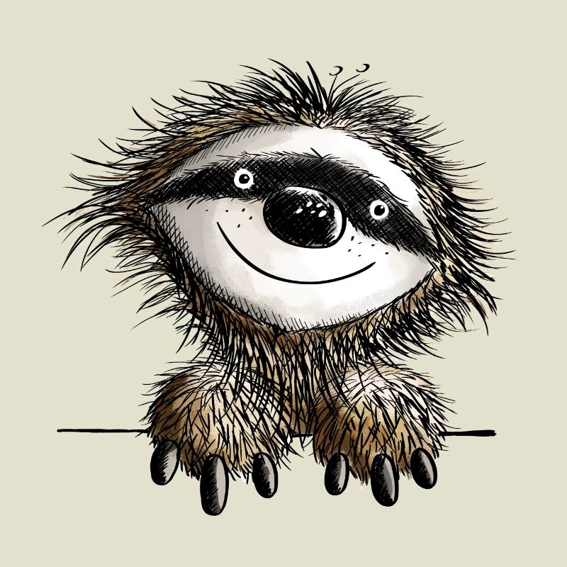 Smart Sloth - Sloths - Comic - Fun