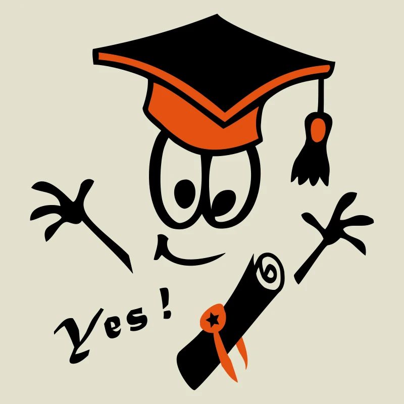 Doktorhut Studium Schule Comic Yes