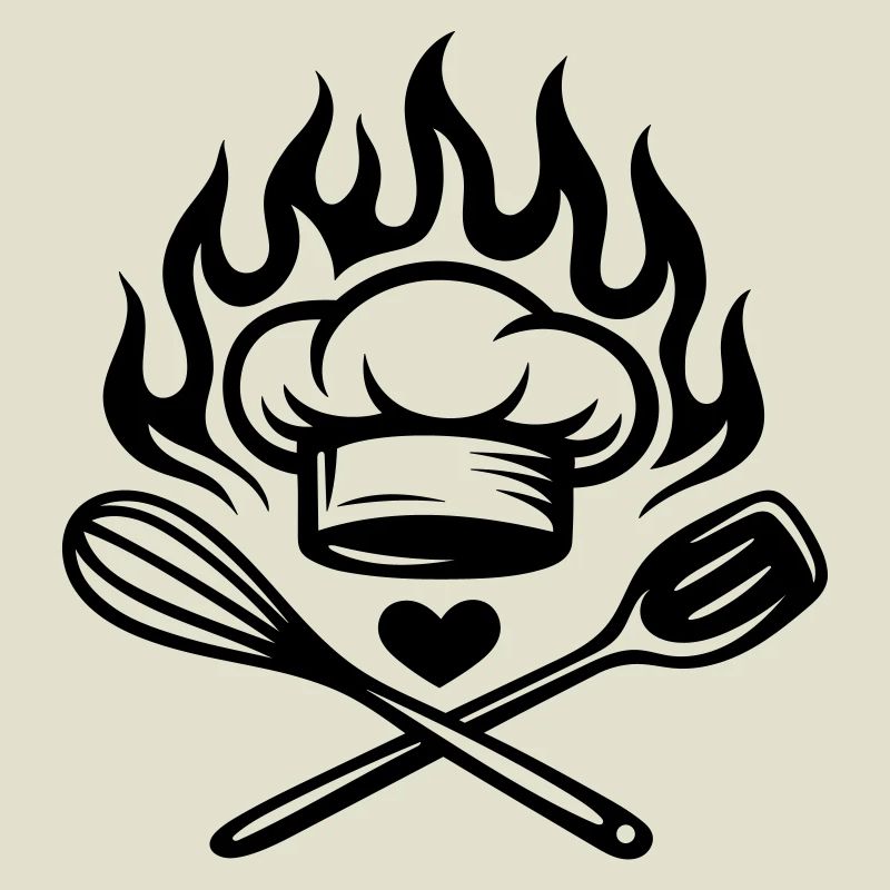 Cooking with heart and flame - Küchenliebe