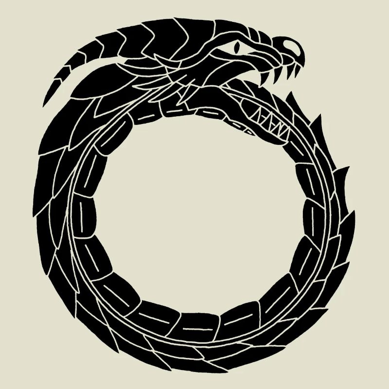 Verschlingender Schwarzer Drache