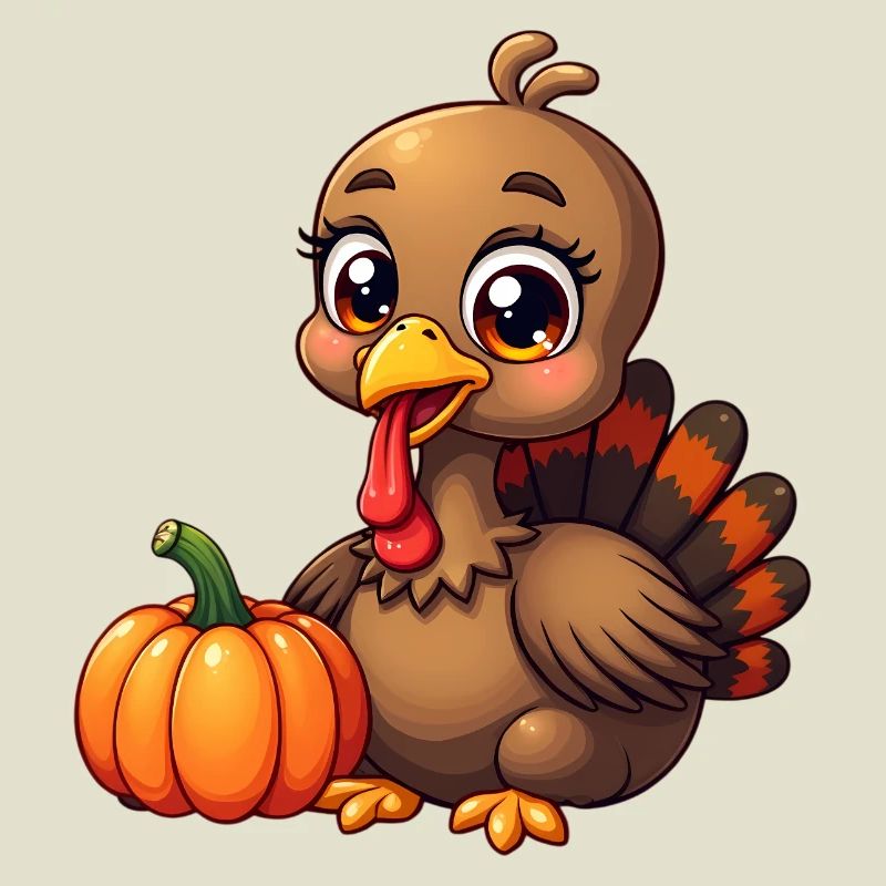 Bébé dinde de Thanksgiving