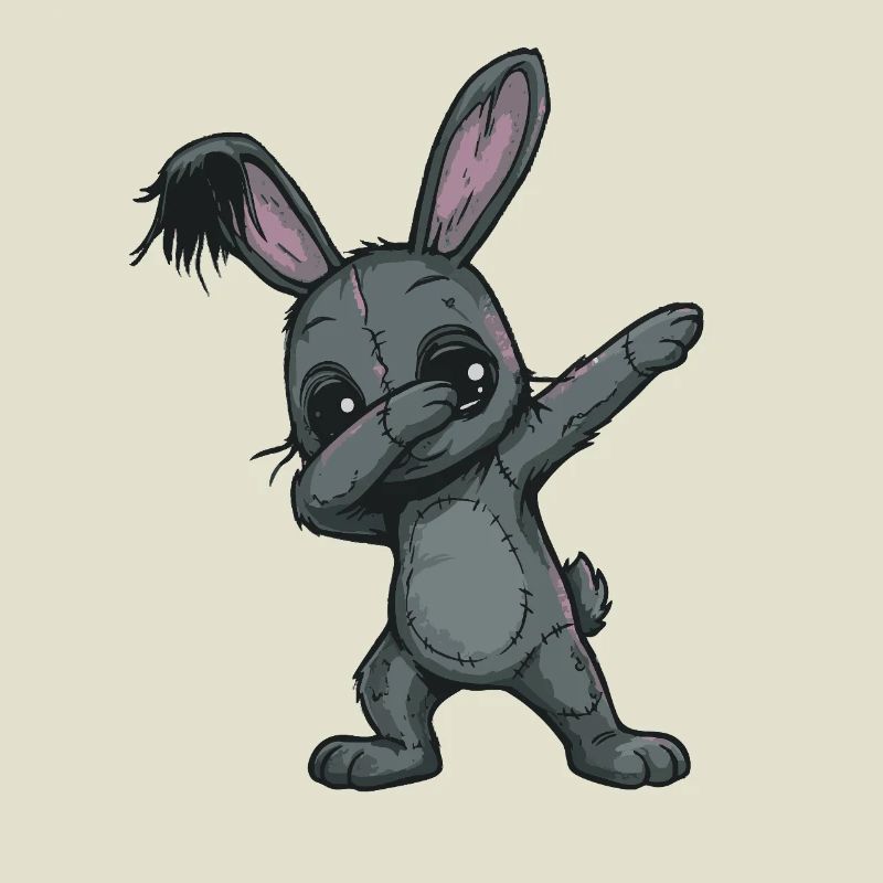 Patchwork Bunny Doodle