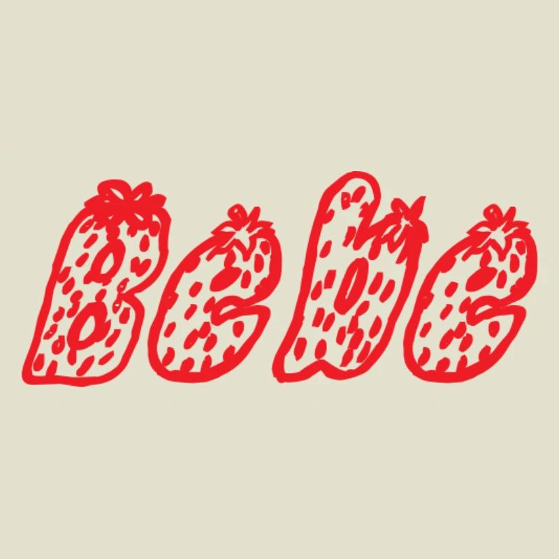Bebe Abstrakte Rote Pixelkunst