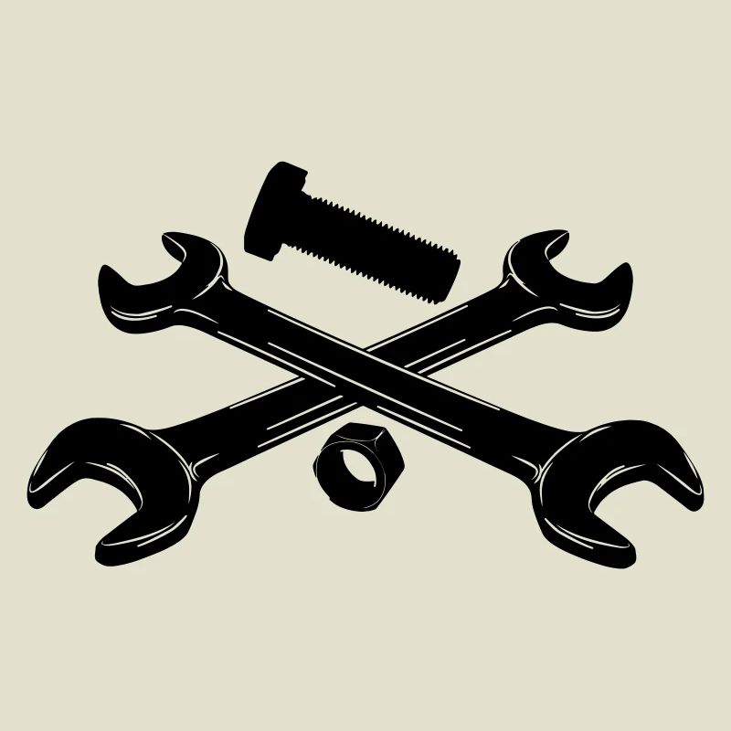 Wrenches bolt and nut