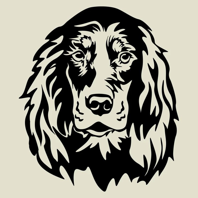 Gordon Setter Kopf