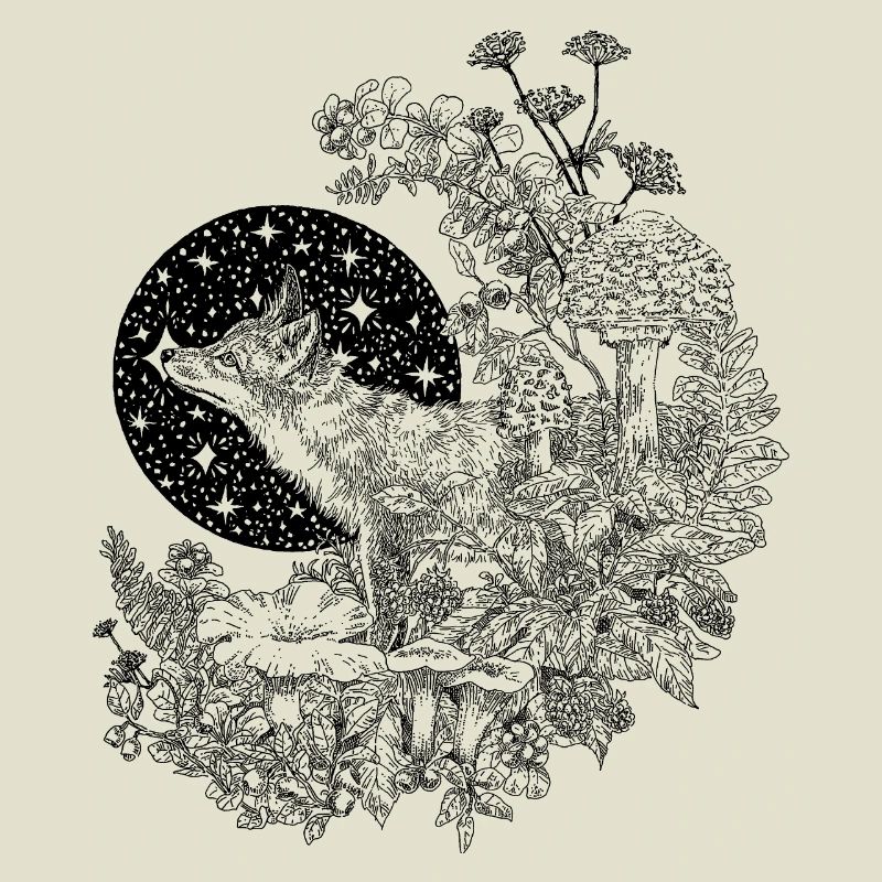 FOX & NIGHT SKY 