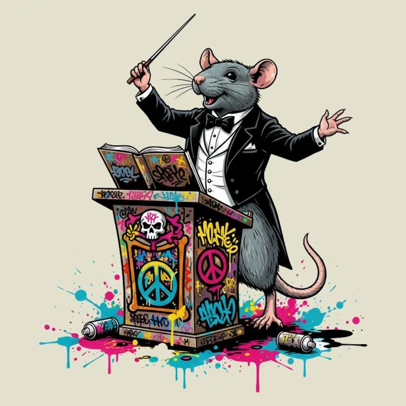 Dirigent | Graffiti-Ratten-DJ Gala