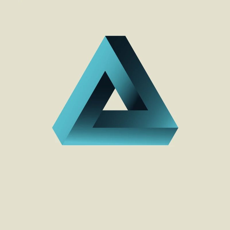 illusion illusion d’optique triangle nerd geek tri