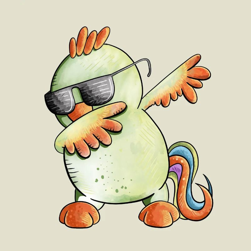 Dab Dance Hahn I Dabbendes Huhn