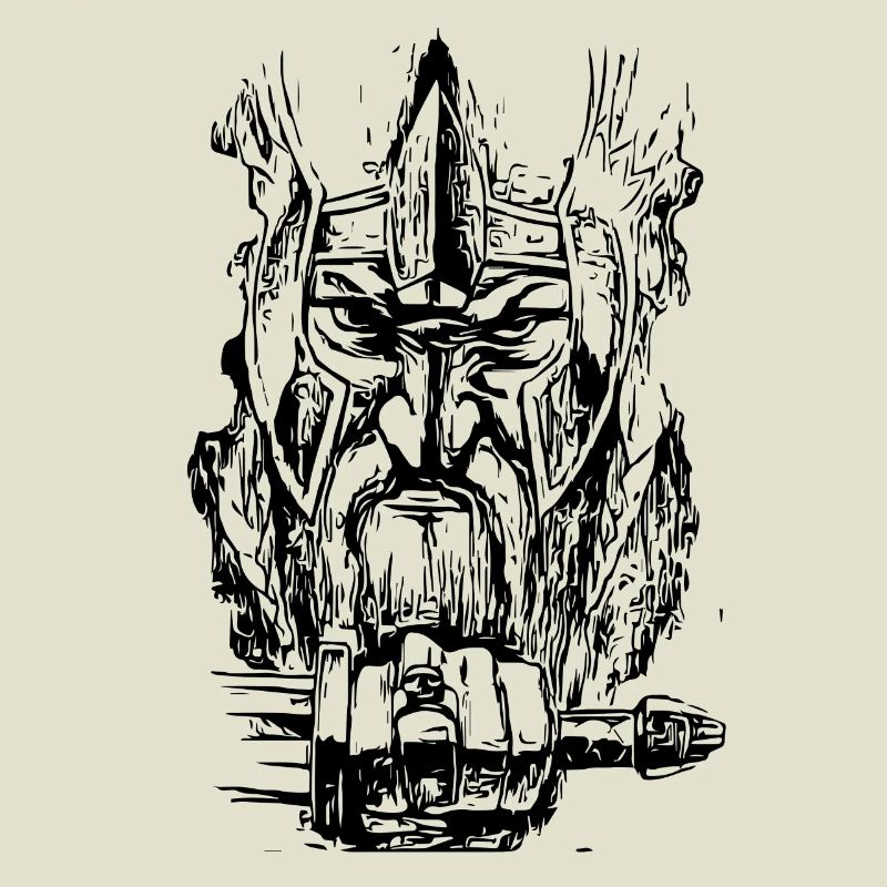 Wikinger Krieger Kopf