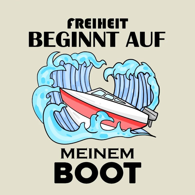 Boot Spruch Geschenk