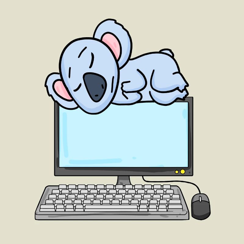 Koala Computer Nerd Programmeur Cadeau