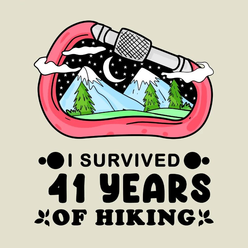 Berg Wanderer 41. Geburtstag 41 Jahre alt Geschenk