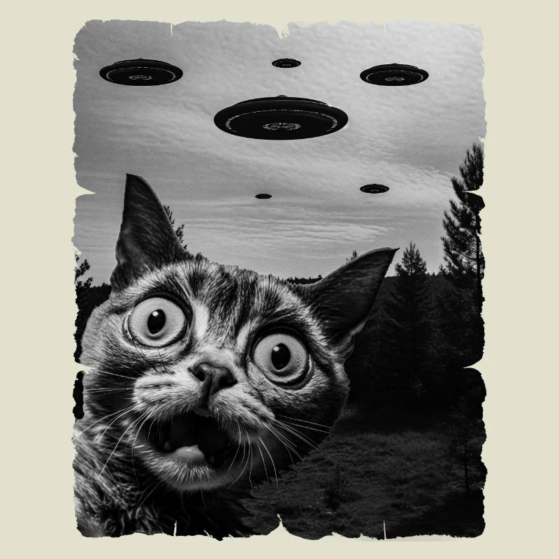 Cat Austerrestrial Invasion Uap Weirdcore