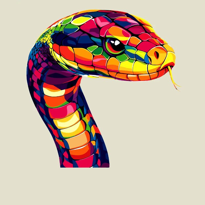 Serpent Python Cobra Mamba Serpent à sonnettes Serpent