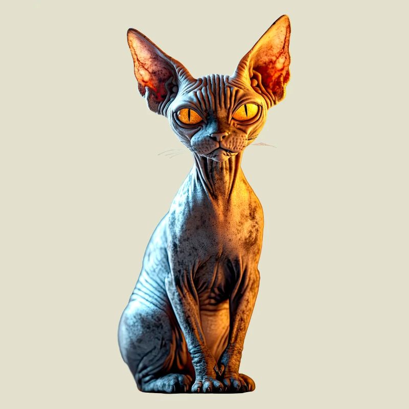 Chat Sphynx Chat Sphynx Chat Canadien Mignon Sphinx