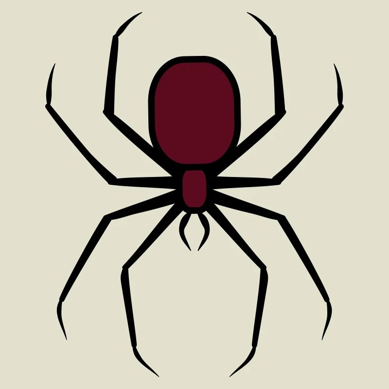 Gruselige Halloween Unheimliche Goth-Spinne 3