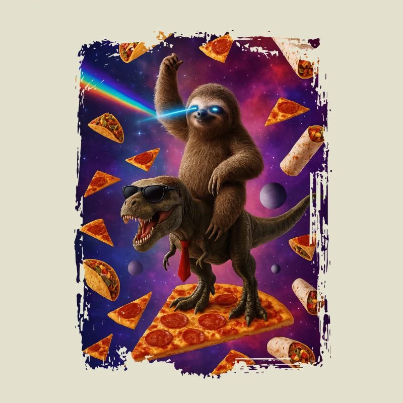 Space Explorers Dragon and Sloth
