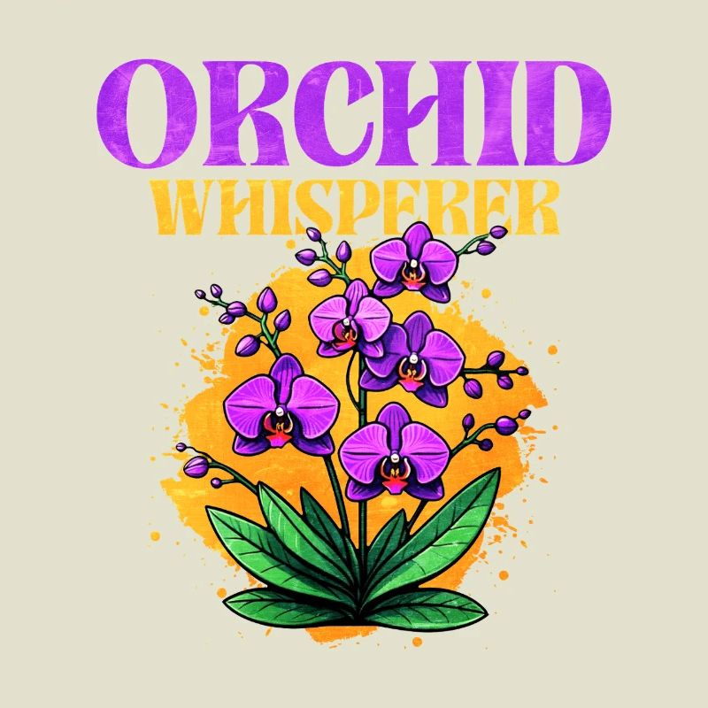 Conception de murmure d'orchidée