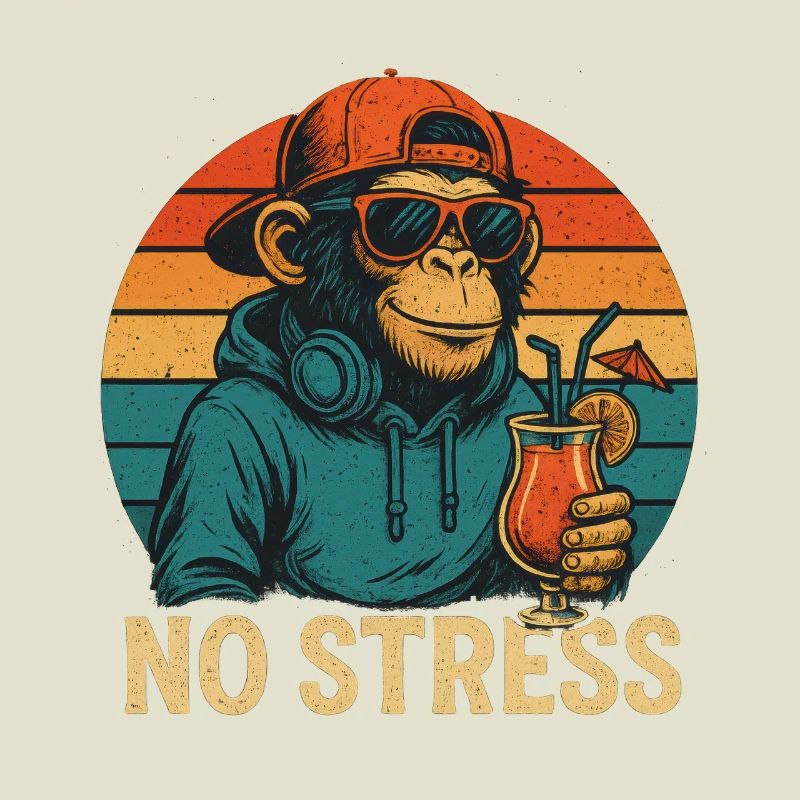 Pas de stress - Singe