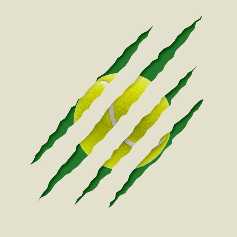 Balle de tennis Scratch Pattern