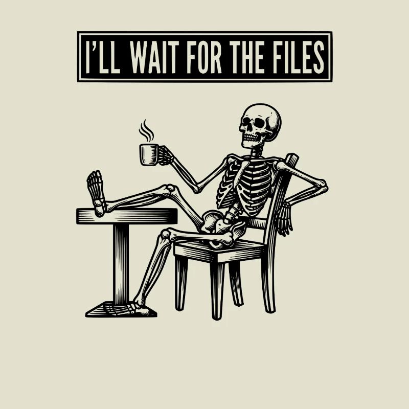 Waiting Skeleton Meme Project Manager Office