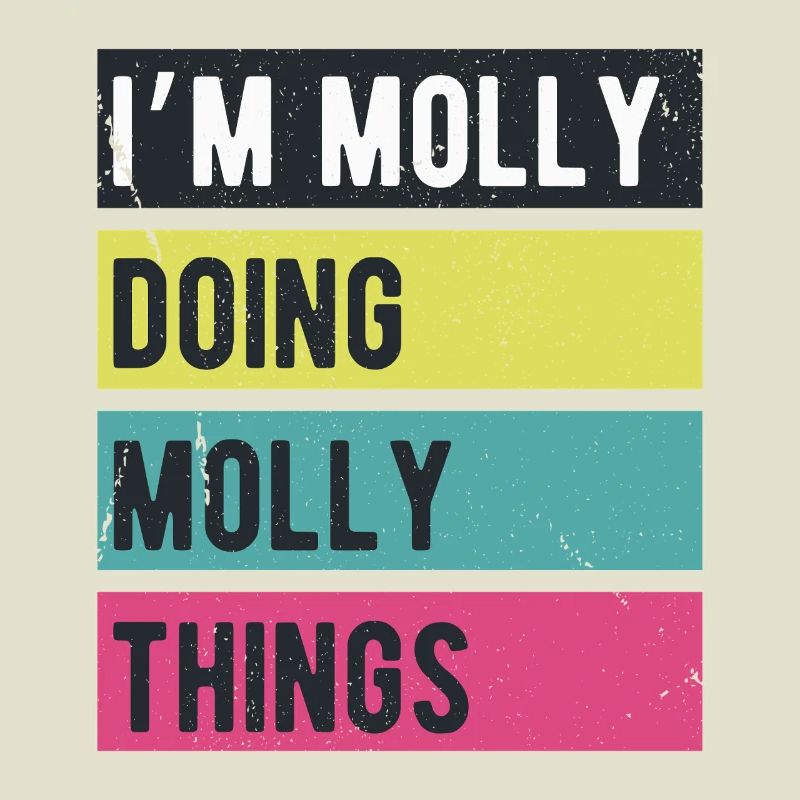 I’m Molly Doing Molly Things Retro Colors