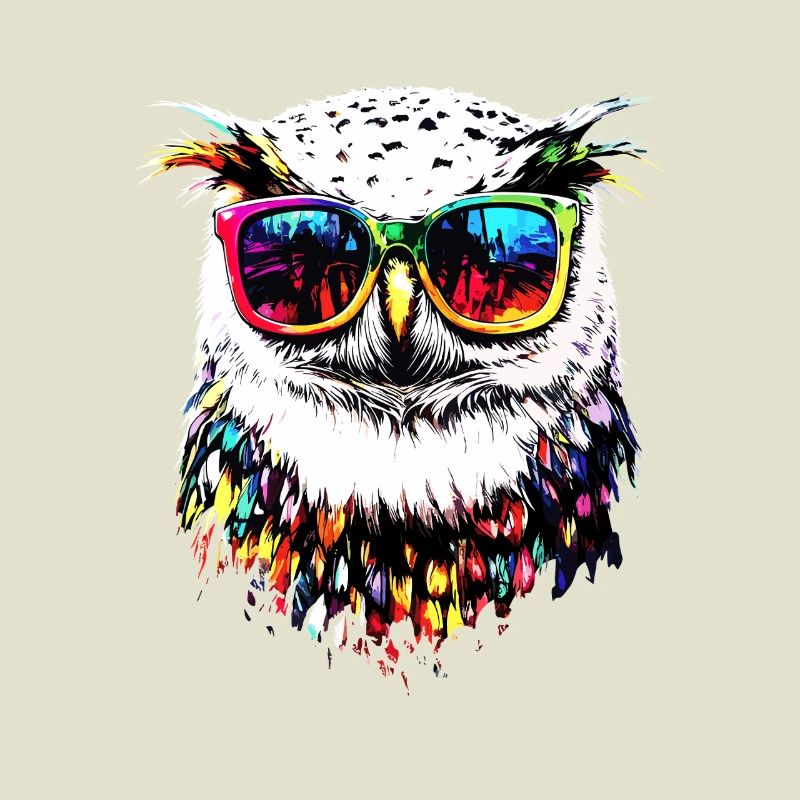 Schneeeule Weiße Eule Kauz Uhu Owl Schnee Eulen