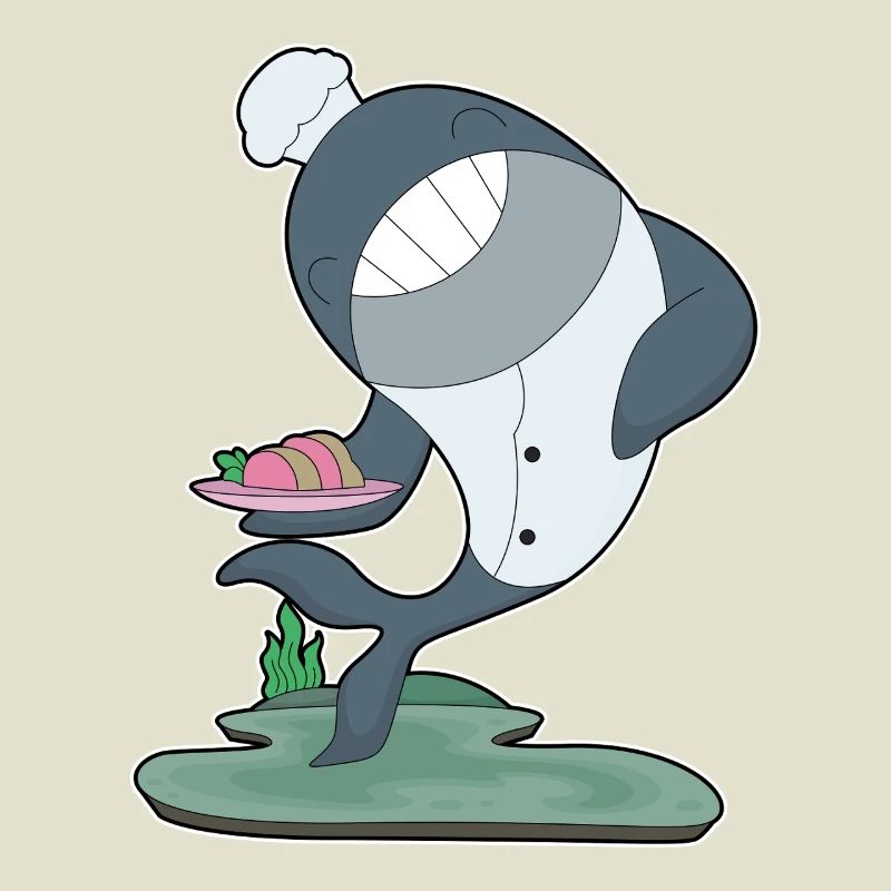 Whale Chef Chef Hat Cooking
