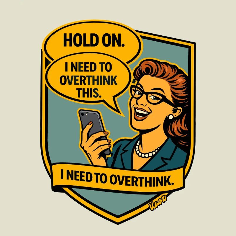 Stop – Repense Overthinker Comic