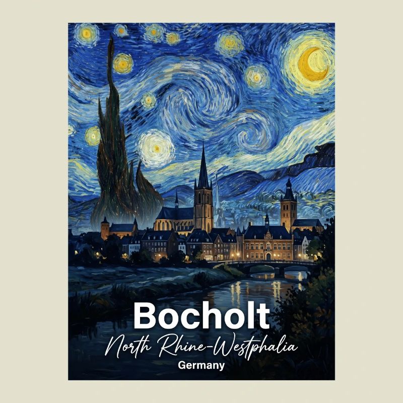 Bocholt Germany Starry Night