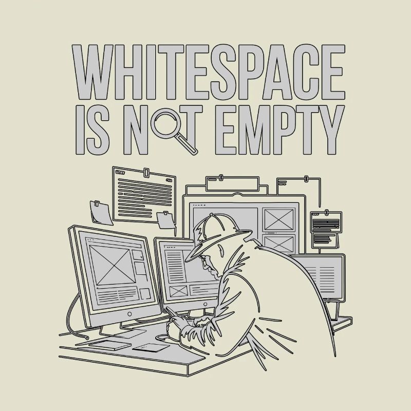 UX/UI Designer Whitespace Is Not Empty Web Design