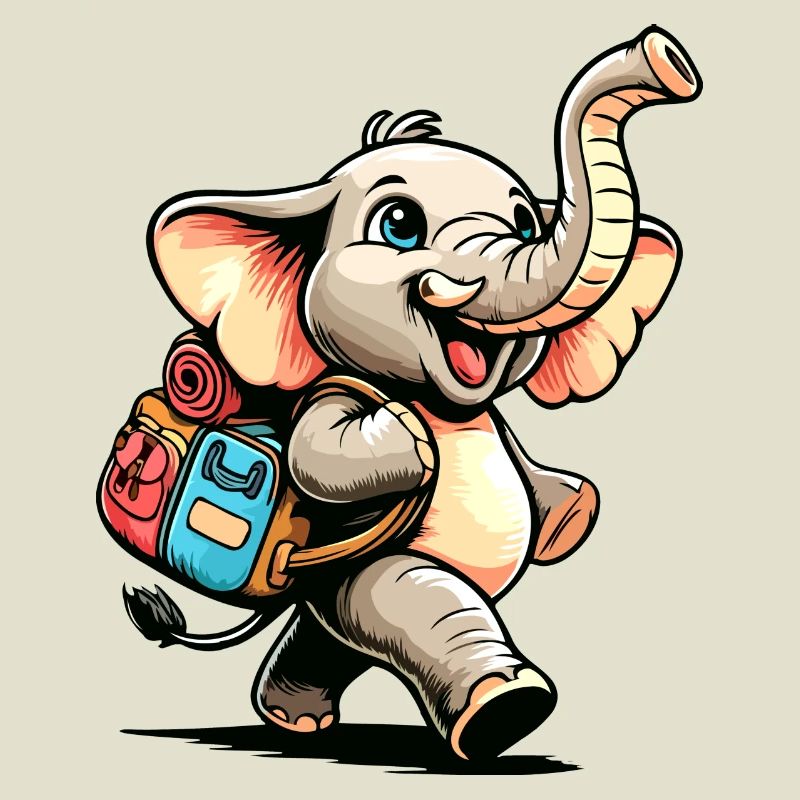 Tiny Trekker: Der lustige Elefant