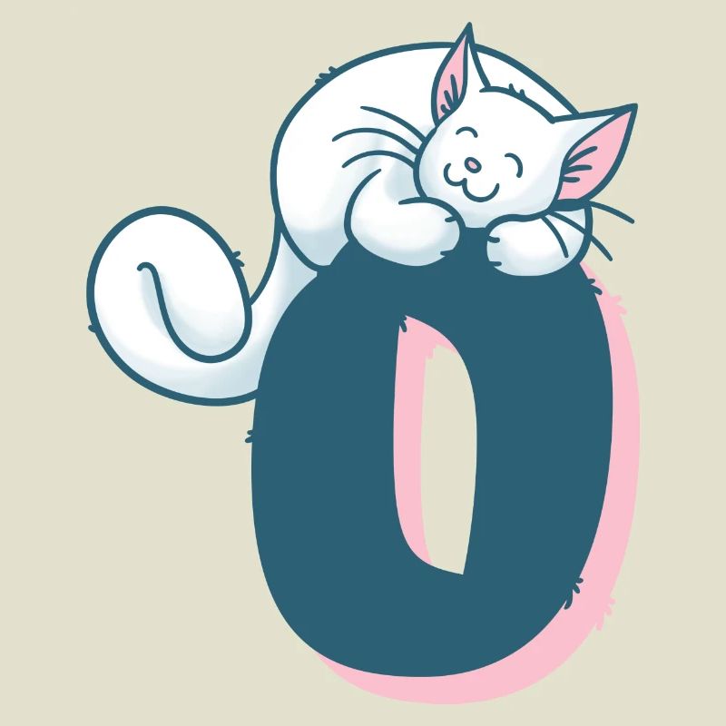 Katze Buchstabe O