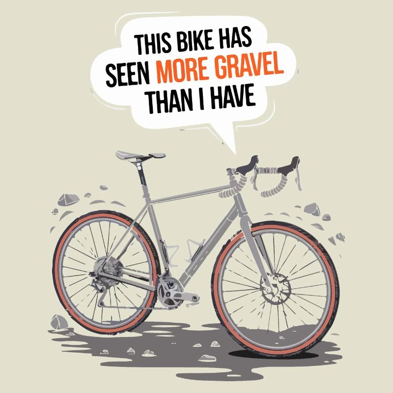 Rameur : Ce vélo a vu plus de gravier que moi