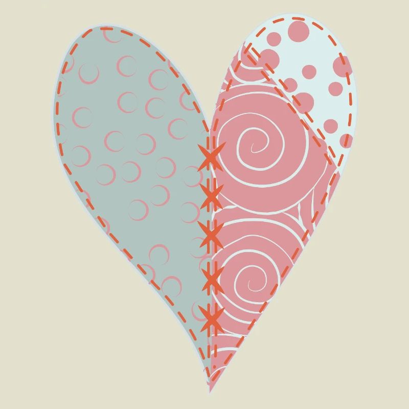 Patchwork Herz Nr. 3