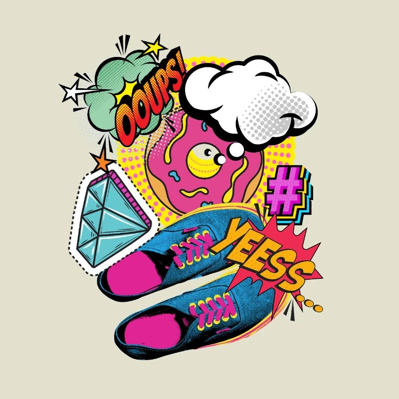 JAWOHL! - Bunte Pop-Art- und Comic-Explosion