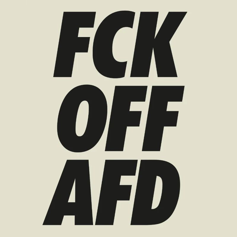 FCK OFF AFD Chemise de protestation