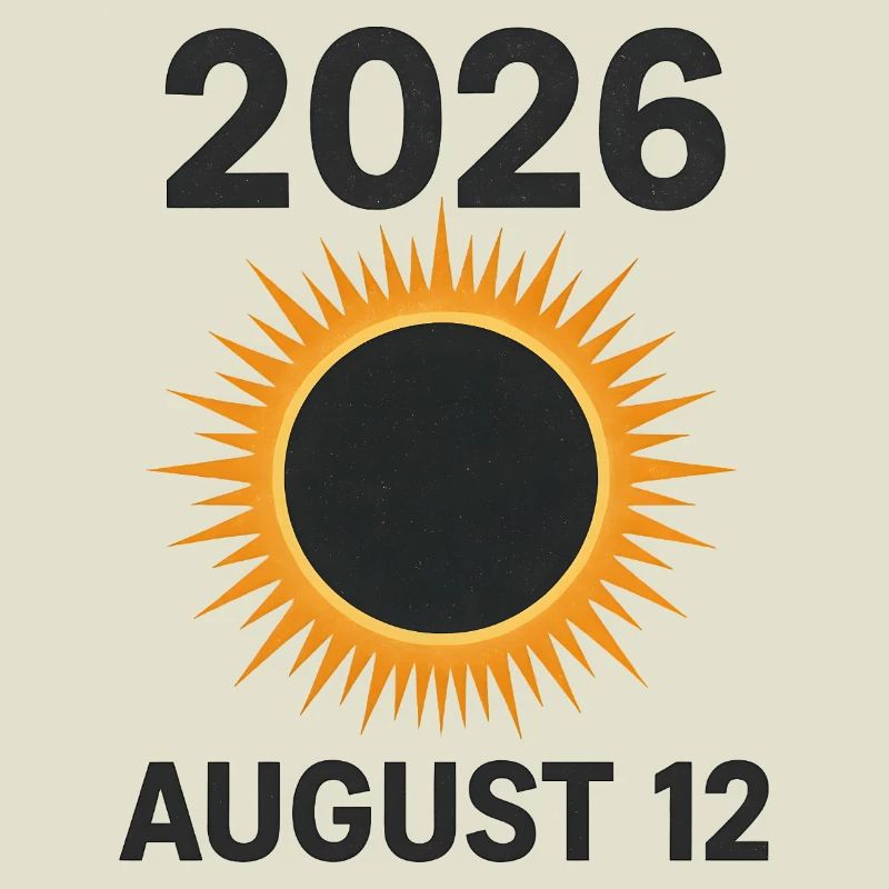 2026 August 12 - total solar eclipse
