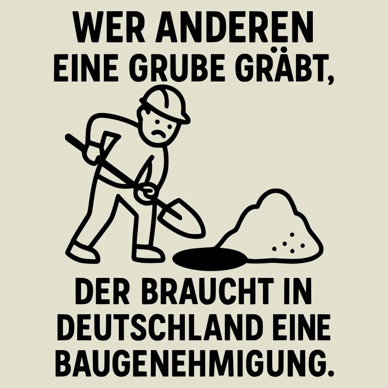Digging a pit